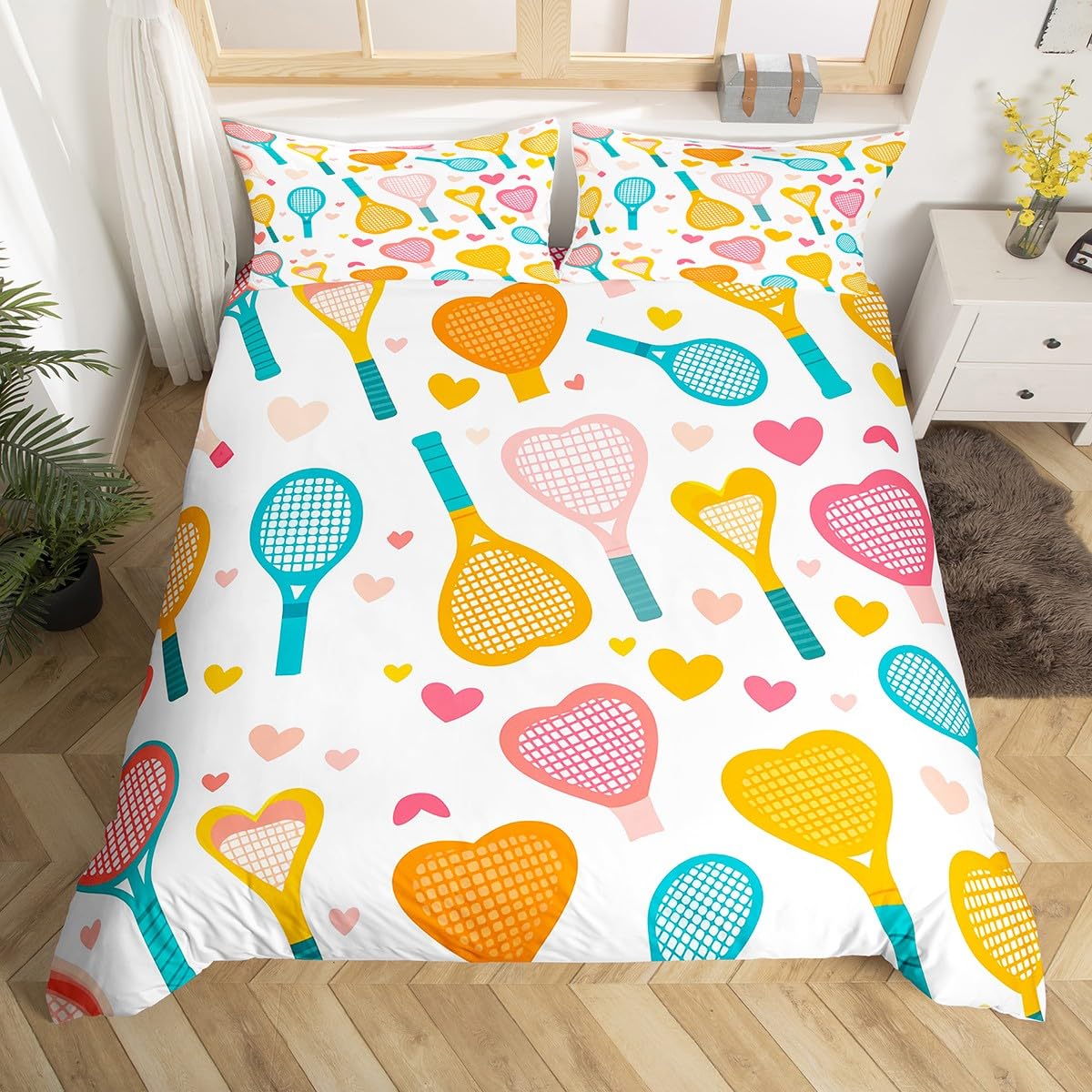 Badminton Duvet Cover Twin Que - đánh giá và giá Badminton Queen